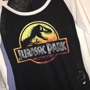 This is a Jurassic Park shirt
